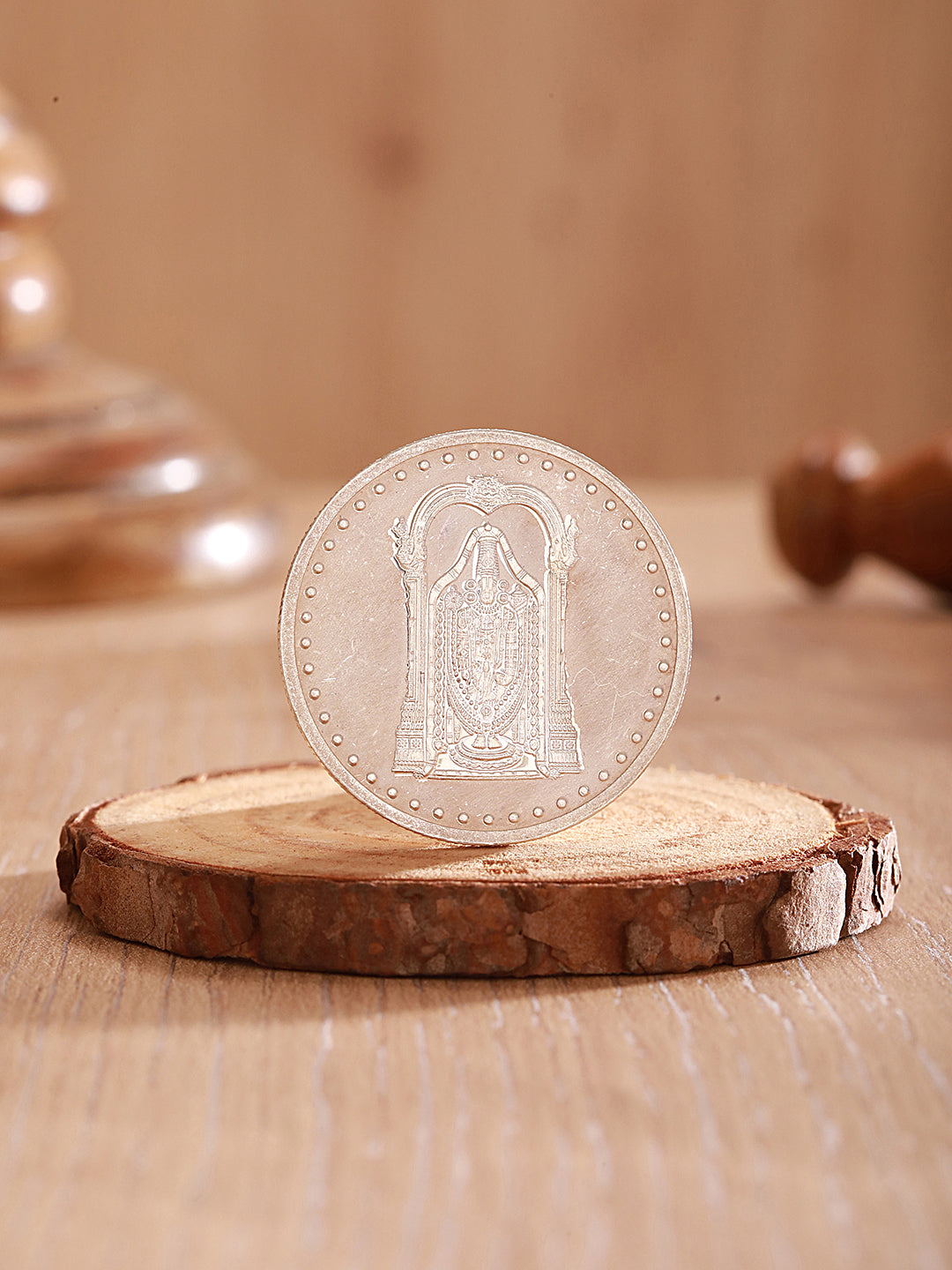 Tirupati Balaji 10 gram 999 Round Silver Coin